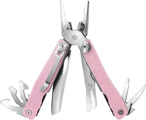 FantastiCAR 14 in 1 Multitool Pliers, Versatile Pocket Knife with Scissors, Knife Blade, Screwdriver, Bottle Opener, and Ideal for House or Camping Essentials, Holiday Gift Packaged (Pink)