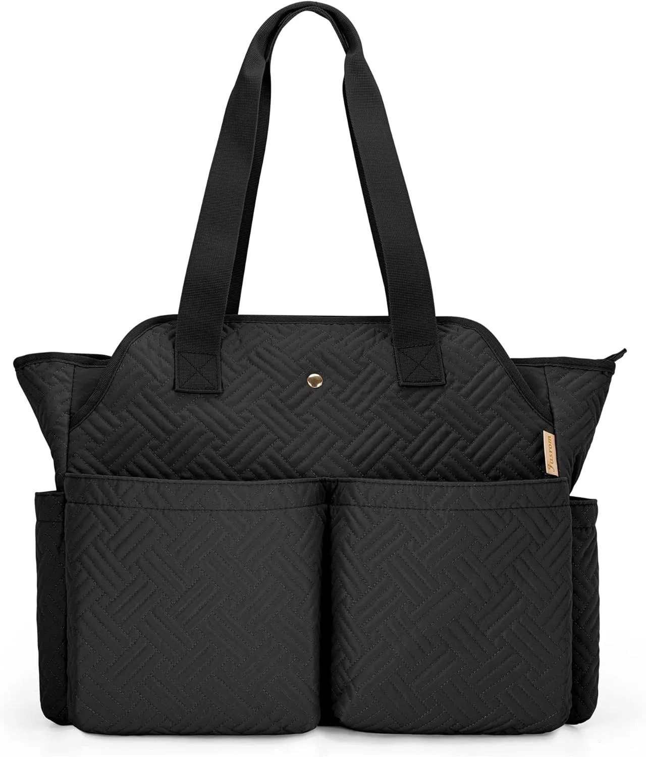 Fasrom Teacher Bag for Work Women, Large Utility Tote Bag with Laptop Compartment for Teacher Essentials (Empty Bag Only)