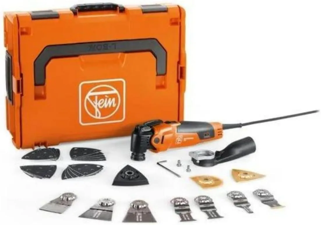 Fein MultiMaster MM 500 Plus Top for Versatile Interior Construction and Renovation - 350W Oscillating Multi-Tool with StarlockPlus Mount and QuickIn System - 72296770090