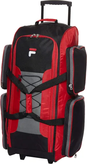 Fila 32" Large Lightweight Rolling, RED, One Size