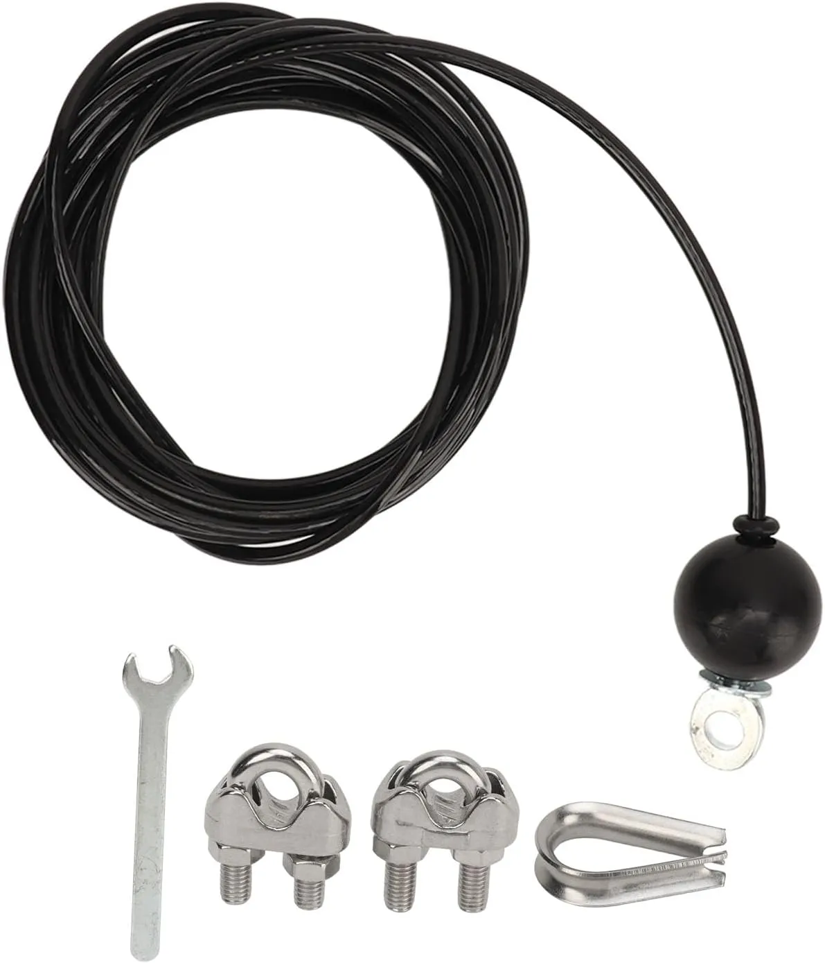 Fitness Pulley System Cable, Heavy Duty Steel Wire Rope,Fitness Gym Replacement Cable Fitness Pulley,for Cable Machine Home Gym Weight Lift Pulley System