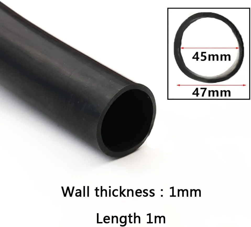 Flexible Food Grade Silicone Tubing - 1M (3.28Ft) Hose for Pump Transfer, Kink Resistant, High-Temperature Resistant(45mm*47mm)