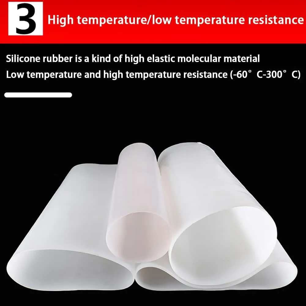 Flexible Food Grade Silicone Tubing - 1M (3.28Ft) Hose for Pump Transfer, Kink Resistant, High-Temperature Resistant(45mm*47mm)