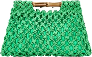 Floerns Women's Straw Bag Handle Beach Clutch Purse Hobo Handbag