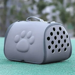 Foldable Pet Carrier Bag - Breathable Travel Tote for Cats and Dogs