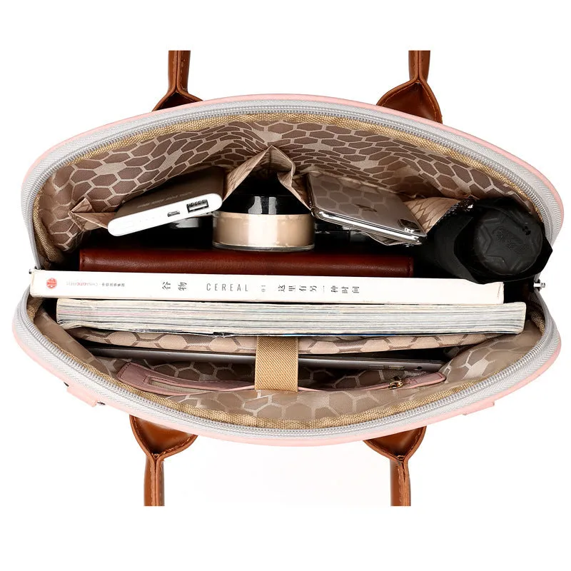 Folding laptop bag