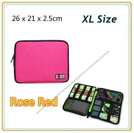 For Adapt Usb Cable Charger Bank Multifunction Case Accessories Storage Bag