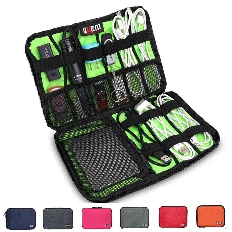 For Adapt Usb Cable Charger Bank Multifunction Case Accessories Storage Bag