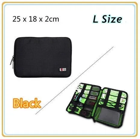 For Adapt Usb Cable Charger Bank Multifunction Case Accessories Storage Bag