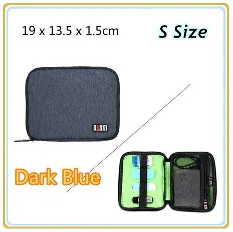 For Adapt Usb Cable Charger Bank Multifunction Case Accessories Storage Bag