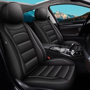 Full seat Covers Fit for Ford Expedition 2018-2024,8 Seat Car Seat Covers Non-Slip Waterproof Compatible Airbag Vehicle Cushion Cover for Cars(Black)
