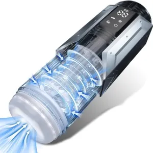 Fully Automatic Men's Fitness Tool, 7-Speed Rotation, Multi-Function, Waterproof Design