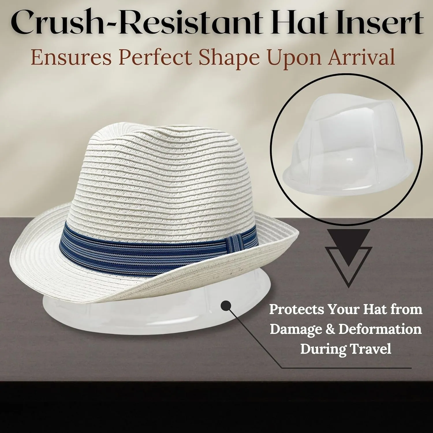Funky Junque Straw Fedora Hat Beach Summer Short Brim Packable Sun Trilby Unisex UPF 50 