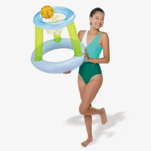 Funsicle 2ft Floating Basketball Set, Inflatable Sports Pool Game, Includes Inflatable Basketball & Hoop, Multicolor, Age 3 & up, Unisex
