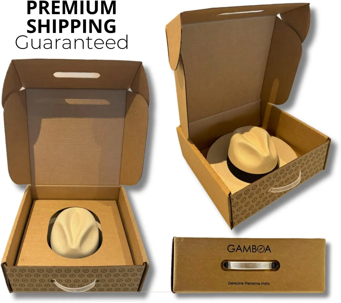 Gamboa Original Panama Hat for Men and Women Fedora Straw Summer Beach Sun Hat Protection UV UPF50 