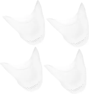 GARVALON High-Heeled Pads Toe Protectors for Shoes Silicone Toe Pouches Toe Covers Wear-Resistant Toe Guards 2 Pairs Set