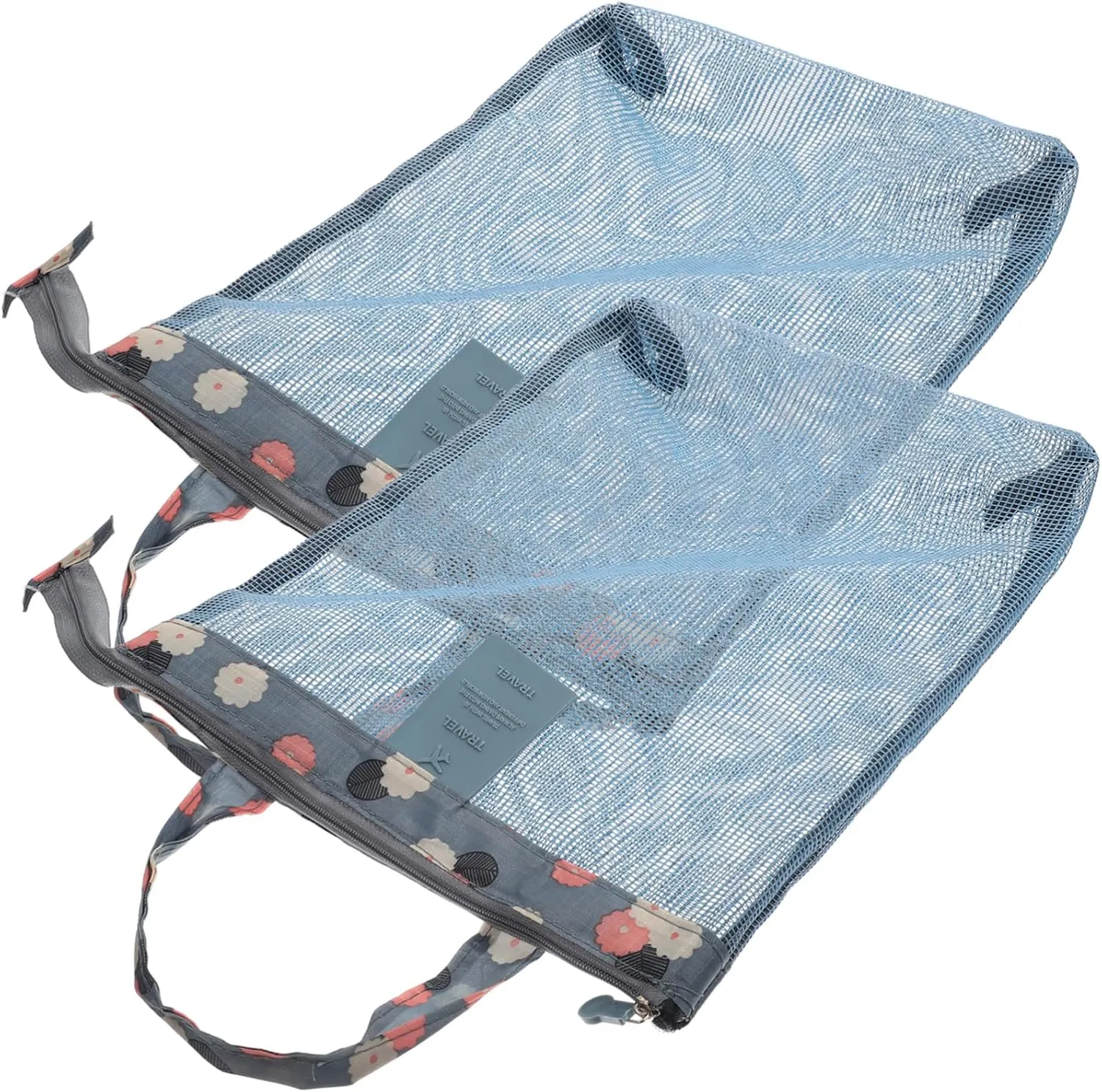 Gatuida Travel Toiletry Bag Set Mesh Makeup Bag Zipper Breathable Oxford Fabric for Travel Gym Spa Pieces