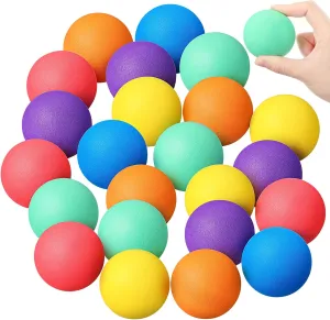 Gejoy 24 Pieces Soft Foam Balls Bulk Lightweight Mini Balls for Safe Indoor Toys Fun Assorted Colors Sponge Balls Birthday Party Favors Bag Gifts for Boys and Girls(2.36 Inch)