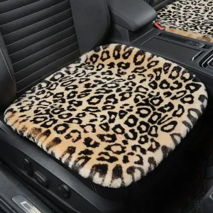 Genuine Sheepskin Car Seat Cushion Natural Fur Wool Seat Cover for Cars Trucks SUV Soft Comfort Office Chair Protector Pad Car Accessories Universal Fit