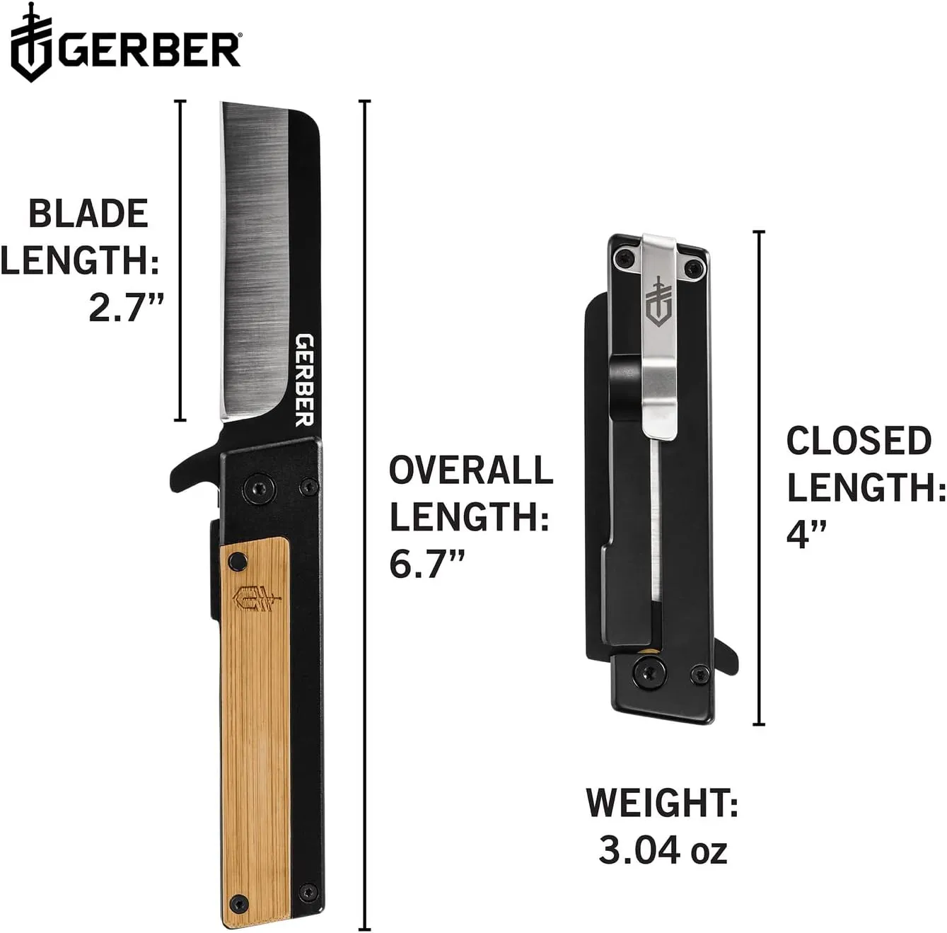 Gerber Gear Quadrant Clip Pocket Knife