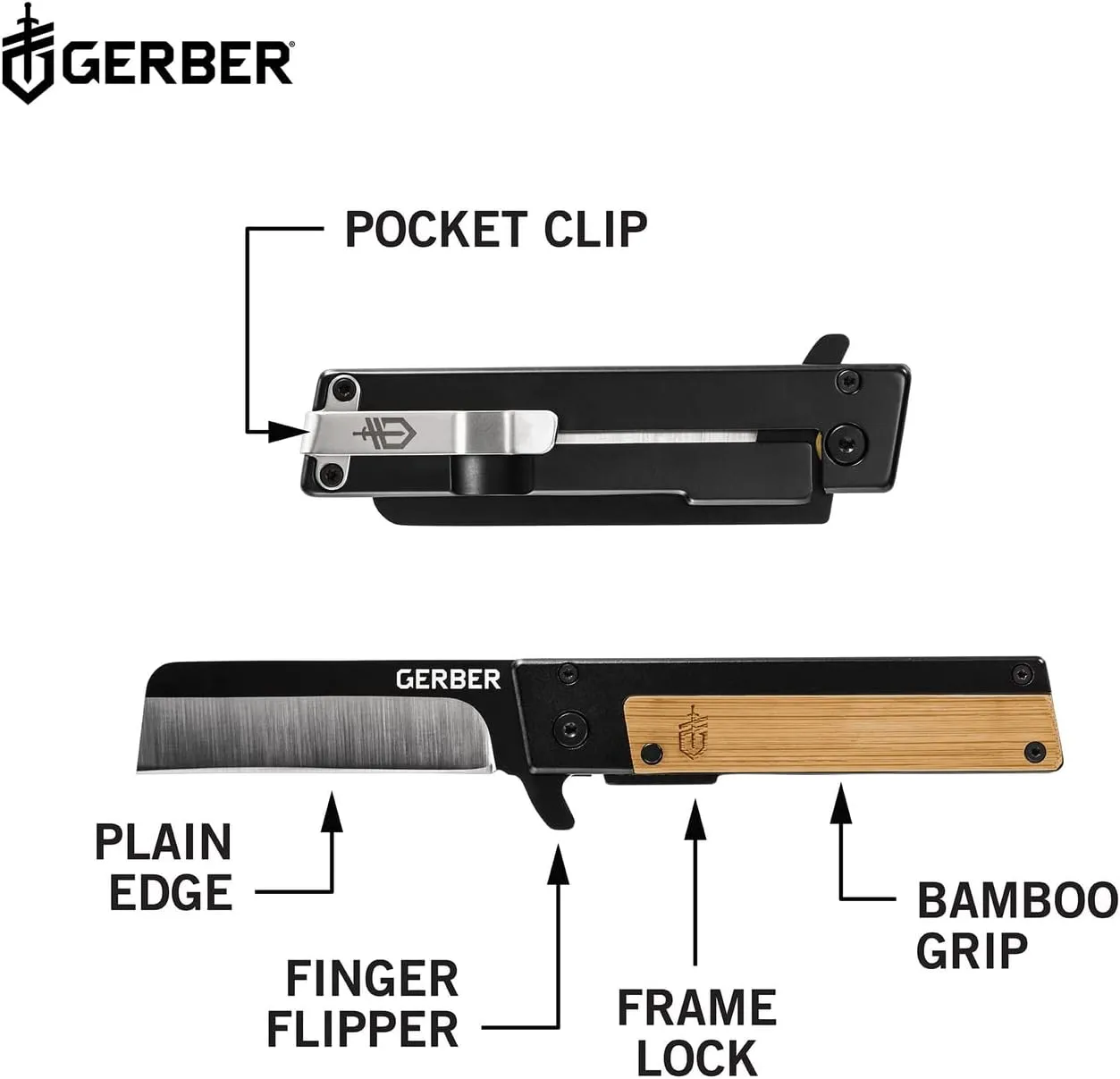 Gerber Gear Quadrant Clip Pocket Knife