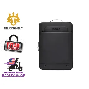 Golden Wolf Amoss Tablet Sleeve Easy Carry Fashion Tablet Sleeve Laptop Sleeve Light Weight Portable Clutches (14.3")