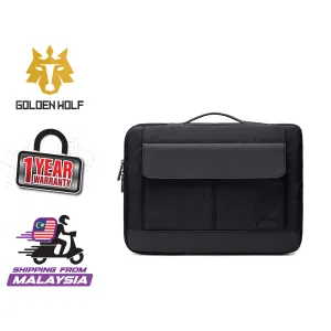 Golden Wolf i-Finn Laptop Briefcase (Polyester Material)
