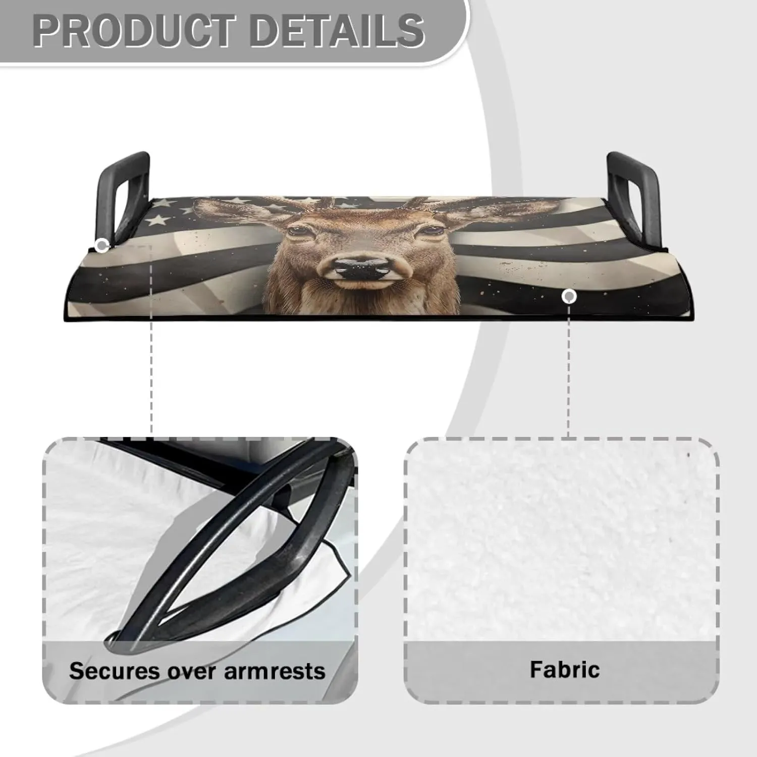 Golf Cart Seat Covers, Golf Cart Seat Blanket Towel, Travel Sports Golf Cart Seat Cover for 2-Person Seats Club Car, Golf Cart Accessories