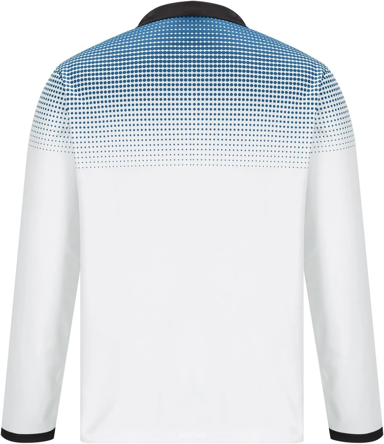 Golf Shirts for Men Fashion Long Sleeve Quarter Button Pullover Tops Causal Stylish Work Lightweight Polo T-Shirts