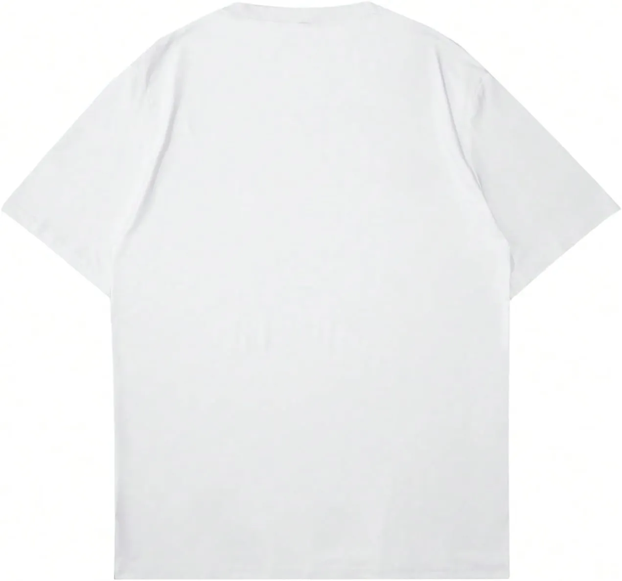 GORGLITTER Men's Crewneck T Shirt Letter Graphic Short Sleeve Casual Drop Shoulder Oversized Tee