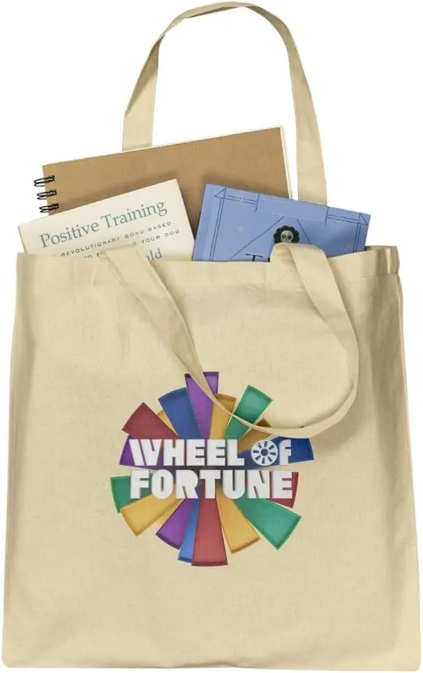 GRAPHICS & MORE Wheel of Fortune Onion Logo Grocery Travel Reusable Tote Bag