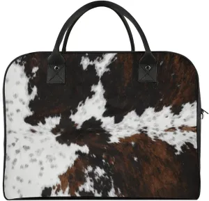 Green Boston Terrier Dogs Fashionable Large Capacity Travel Handbag Unisex