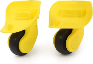 GZYF Replacement Luggage Wheel Repair Suitcase Bag Spinner Wheel for Universal Travel Luggage W041, Yellow Small