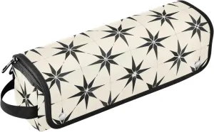 Hair Tools Travel Bag with Removable Heat Resistant Mat Double-Layer Travel Carrying Case for Flat Iron Hot Tools and Haircare Accessories, Symmetrical Stars Women Essentials Storage