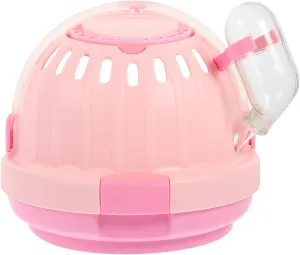 Hamster Cage Carrier for Outdoor Adventures Portable Travel Box Guinea Pig Small Animal Carrier