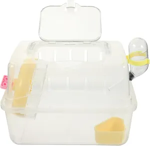 Hamster Carrier Cage with Durable Travel Case for Animals for Hamsters Chinchillas Gerbils and More for Outdoor Adventures