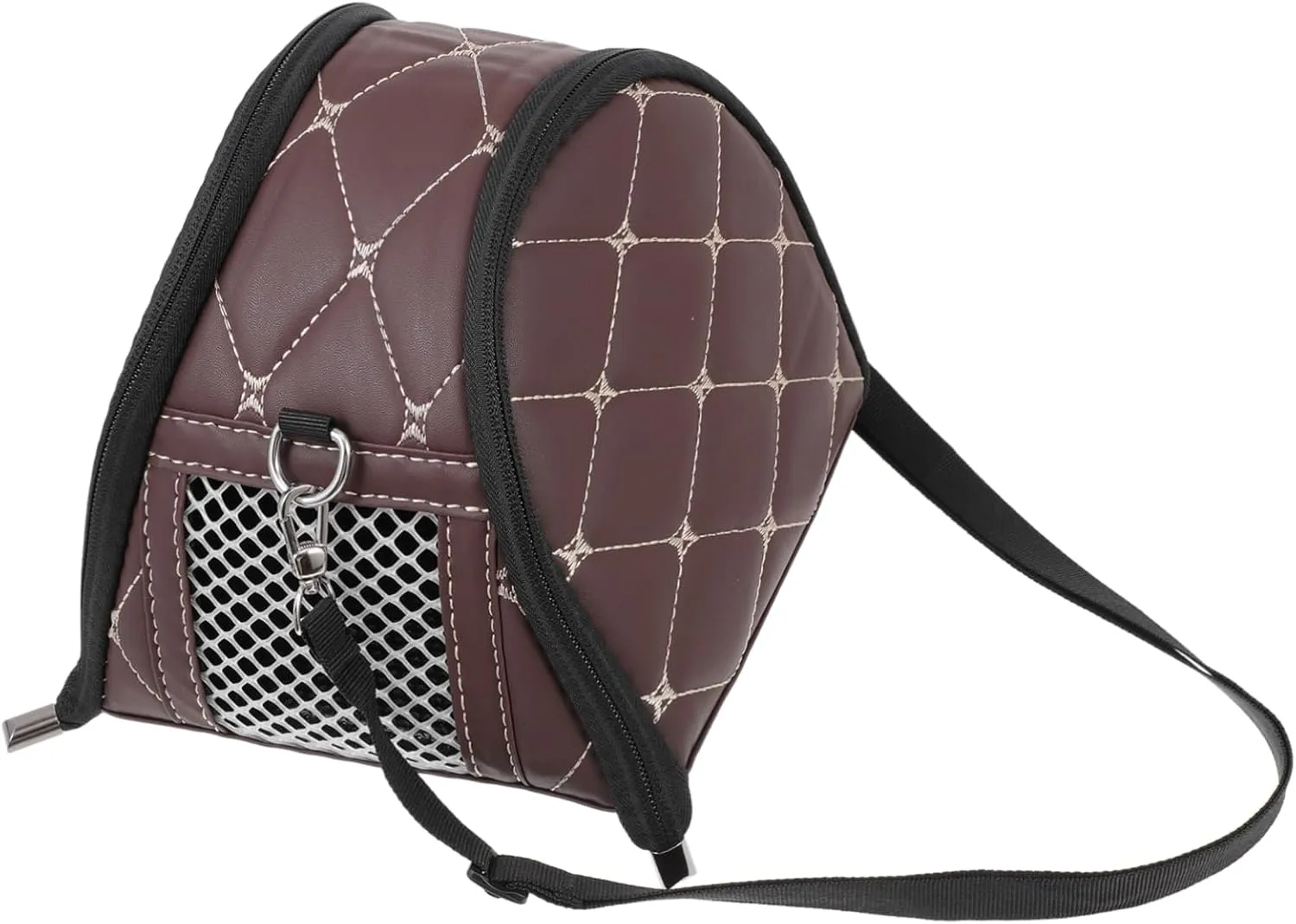 HANABASS Portable Pet House Hamster Cage Carrier Bag for Travel Guinea Pig Rats Nest Small Animal Travel Bag Easy Clean Pu Fabric Air Hole for Pet Safety