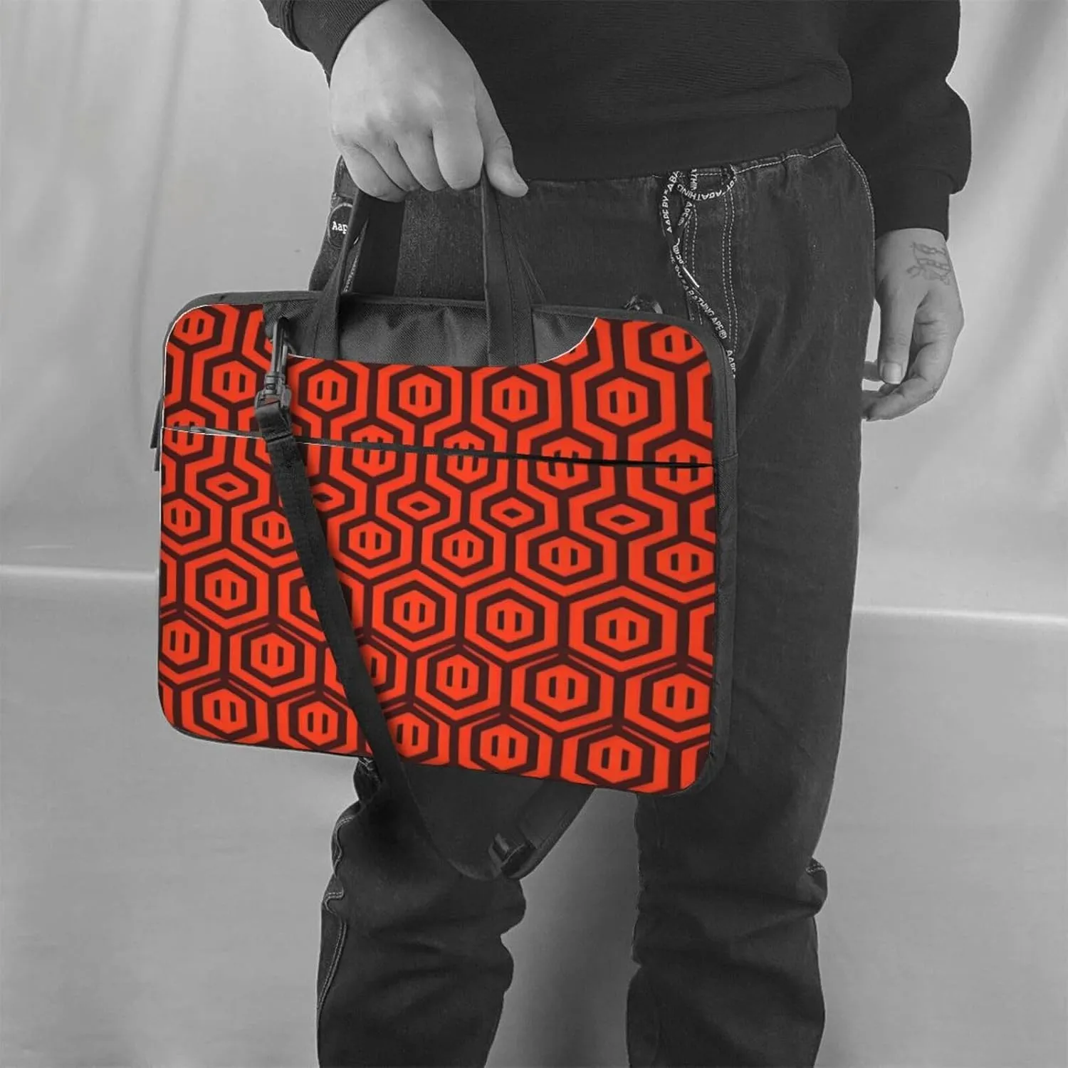 Happy Thanksgiving Pumpkin and Turkey Laptop Bag, Case Shoulder Messenger Bag Briefcase Computer Bag for Men Women