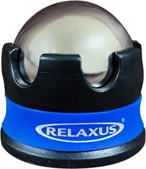 Harmony ICE - HOT ROLLER Massage Roller Ball - Insulating Gel Maintains Cold or HEAT Temperature - Food Grade Stainless Steel, Deep Targeted Massage Relieves Stress, Muscle Aches & Pains (COLORS VARY)