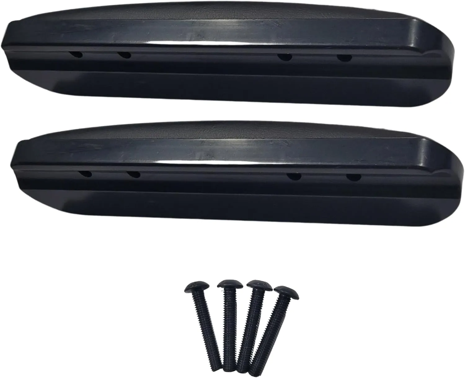 Heavy Duty Desk Length (9") Wheelchair Arm Pads, Black (Pair), Universal: Fits Most Medline, Drive, Invacare, E&J, Guardian, Lumex, Tuffcare, ALCO & Other Desk Arm Manual Wheelchairs