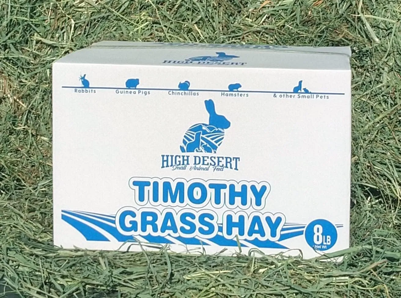High Desert 2nd Cutting Timothy Grass Hay for Guinea Pigs, Rabbits, and More Small Animal Pets
