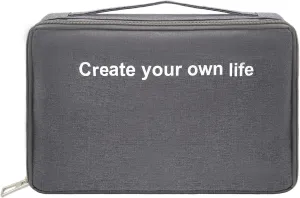 Hoerev MIDI Keyboard Carrying Case, Soft Travel Bag, 13 x 7 x 2 inches (Grey, 13"(L) x 7"(W) x 2"(H))