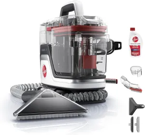 Hoover CleanSlate Plus Portable Carpet   Upholstery Spot Cleaner Machine, Powerful Suction with Versatile Tools, Pet Stain Remover, Car and Auto Detailer, Pair with Hoover Carpet Cleaner Solution