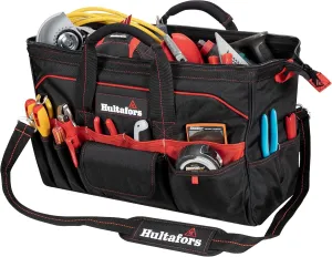 Hultafors Work Gear HT5544 Tradesman's Tool Bag, 40 Pockets, Heavy Duty Ballistic Polyester Tool Carrier, Neoprene Carrying Handles, Adjustable Slip-Resistant Shoulder Straps