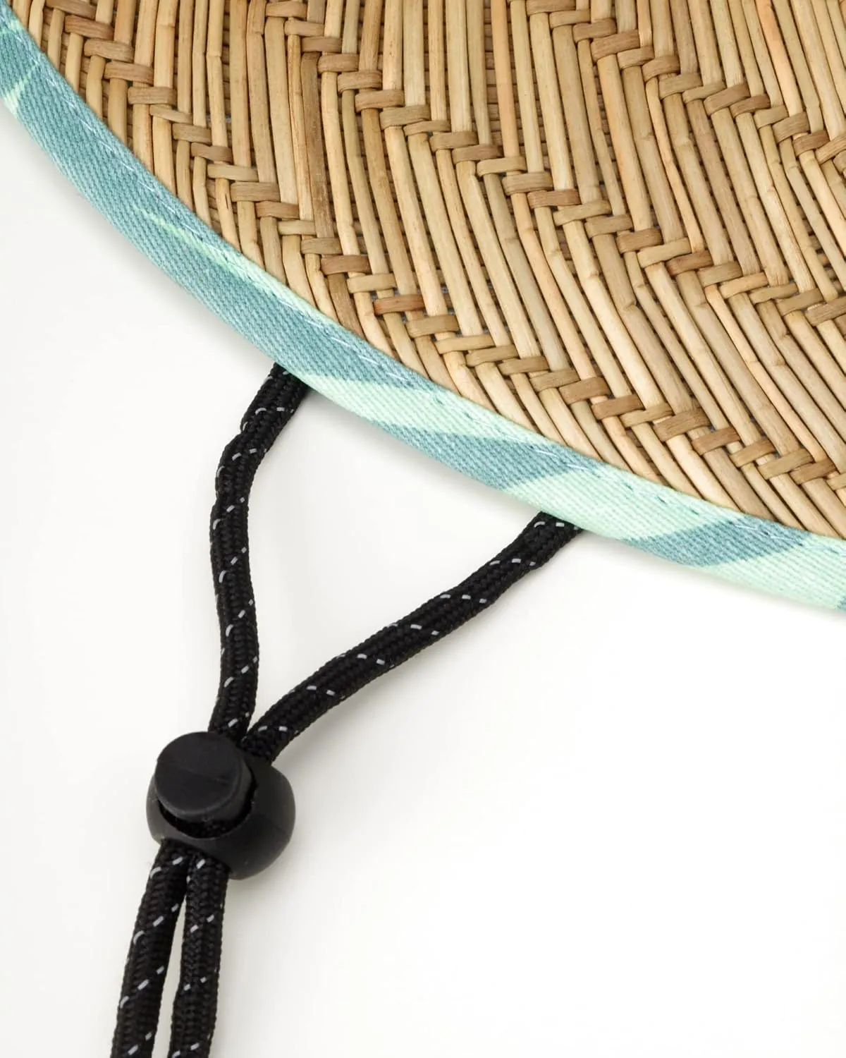 Hurley Women's Straw Hats - Real Straw Hat Medium Brim and Adjustable Chin Strap