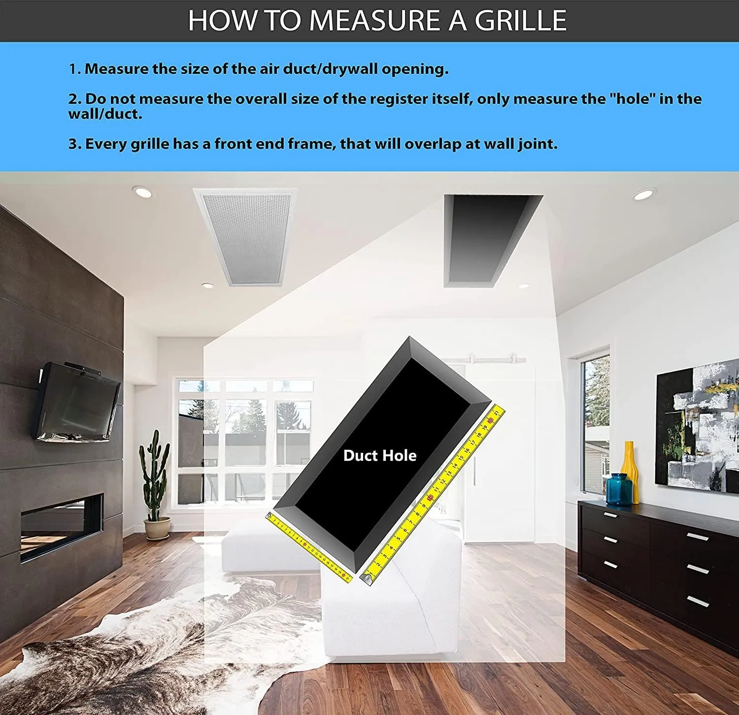 HVAC Premium 12'' x 12'' Cube Core Eggcrate Return Air Grille - Aluminum Rust Proof - HVAC Vent Duct Cover - White [Outer Dimensions: 13.75 X 13.75]