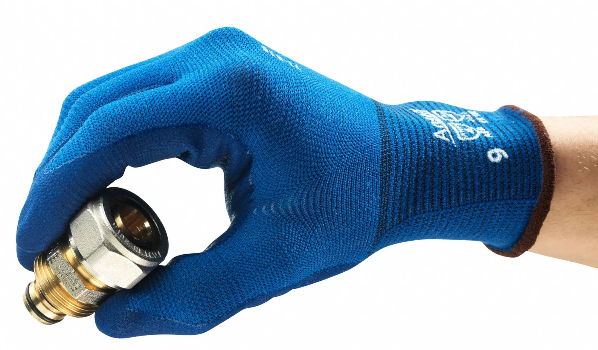HYFLEX Foam Nitrile Coated Gloves, Blue - XS (6)