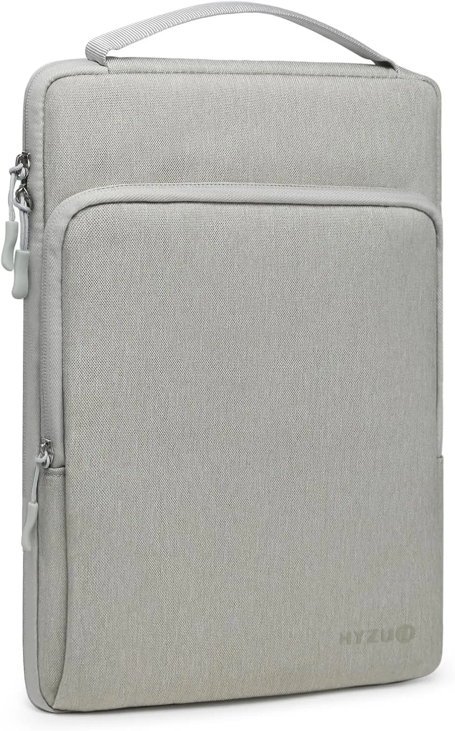 HYZUO 15-16 Inch Laptop Bag Sleeve for MacBook Pro 16 M4 M3 M2 M1 2024-2019, 15" Surface Book, Notebook Case for 15" 15.6" Dell HP Lenovo ThinkBook Asus Acer Samsung Huawei, Light Gray