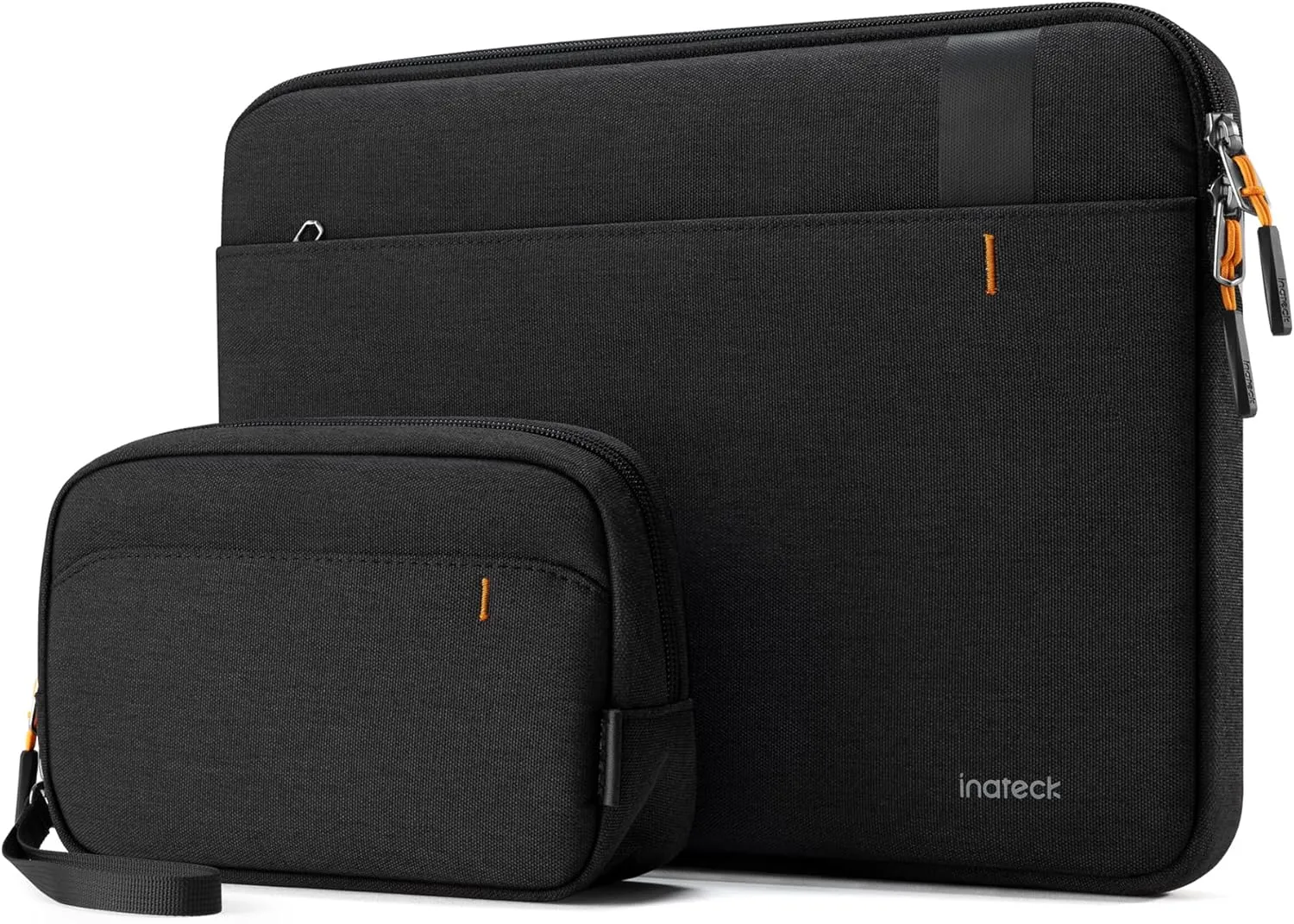 Inateck Shockproof Water-Resistant Laptop Bag with Accessory Bag, Compatible with 13-inch MacBook Air/Pro M4 M3 M2 M1 2016-2025, 13-inch iPad Pro/Air M4 M2 2024, Black