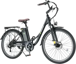 isinwheel M10 Electric Bike Adult 500W, 26" Commuting Electric Mountain Bike 20MPH Max Range 55  Miles, Removable Battery, Professional 35-Speed, Front Fork Suspension Lightweight Electric Bicycle